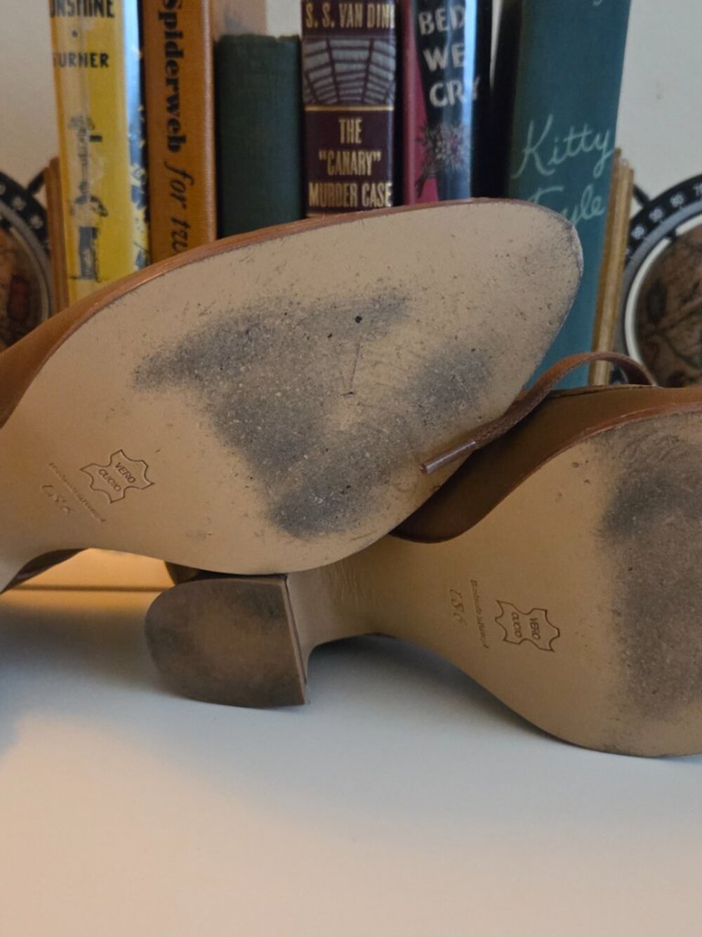 American Duchess Gibson Edwardian Leather Shoes (Tan) - Picture 4 of 4
